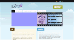 Desktop Screenshot of boruvka-borovany.cz