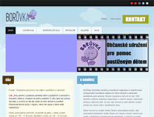Tablet Screenshot of boruvka-borovany.cz